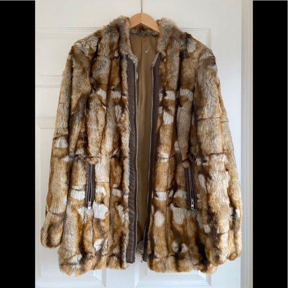 Vintage Faux Fur Coat - Picture 1 of 3